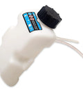 Gas Tank Assembly Replacement With Fuel Lines And Filter Cap For Ryobi Toro Homelite Trimmer Models RY251PH RY252CS RY253SS RY254BC RY252C Includes Cap No Fuss Direct Replacement For Your Trimmer shown in white with black cap and transparent fuel lines