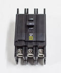 Front view of Used QOU330 30 Amp 240V 3-Pole Miniature Circuit Breaker with 10K AIC Through-Feedthrough Design for panel use.