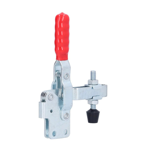 Tough As Nails Hardcore Pro Grade Vertical Quick Toggle Clamp Fixture with Easy Grip Handle for secure welding tasks.