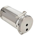 8 Liter Fluidized Powder Hopper Tank For Coating Machines And Hvlp Sprayers Stainless Steel Small Paint Bucket 201 Grade close-up view with lid and handle.