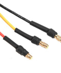 Close-up view of connectors from High Efficiency Brushless Motor With 40A ESC Complete Kit for DIY RC Aircraft, showing wire details.