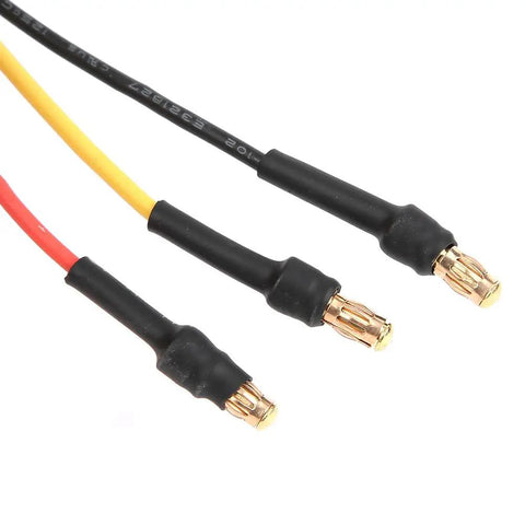 Close-up view of connectors from High Efficiency Brushless Motor With 40A ESC Complete Kit for DIY RC Aircraft, showing wire details.