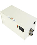 Premium 24Kw Electric Circulating Water Heater With Smart Digital Temp Controller Built Legit For Warmer Swimming Pools And Bathtub Spas That Goes Hard All Day Long No Cap showing control panel and output connections.