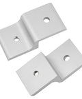 Eight Piece 3030 Series Z Shaped Corner Brackets For Mounting Aluminum Extrusion T Slot Connectors Heavy Duty Z Braces