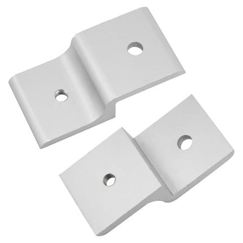 Eight Piece 3030 Series Z Shaped Corner Brackets For Mounting Aluminum Extrusion T Slot Connectors Heavy Duty Z Braces