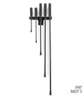 5-Tool Pry Bar Wall Hanger For Garage Organization A Sturdy Steel Wall Mount Rack That Keeps Pry Bars Secure Easily Accessible And Neatly Stowed