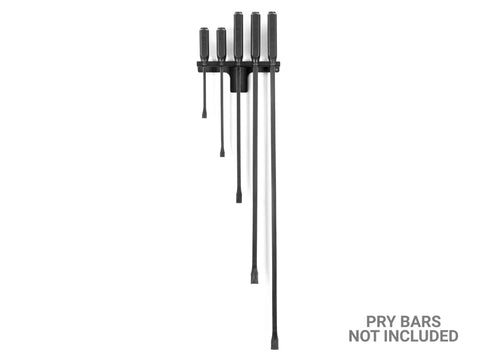 5-Tool Pry Bar Wall Hanger For Garage Organization A Sturdy Steel Wall Mount Rack That Keeps Pry Bars Secure Easily Accessible And Neatly Stowed