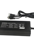 Five Port 5V 12A USB Charger Hub With Multi Function Power Station For Smartphones Tablets Drones And Remote Controllers Space Saving Charger Dock That Powers Up To Five Devices At Once, black AC adapter and power cable
