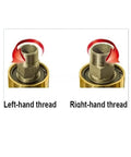 Heavy Duty Steam Rotary Union Swivel Joint For Rotating Equipment Left Hand Thread Three Quarter To One Quarter Inch Flange Brass High Temp