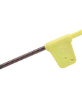 Solid 10-Piece Torx Screwdriver Set With Red Handles Featuring T5 To T20 Star Bits Perfect For Fixing Electronics Auto And Home Appliances Made Of Durable Steel That Is Built To Last And Ready For Any Heavy Lifting Job You Got. yellow T20 Torx screwdriver with steel shaft