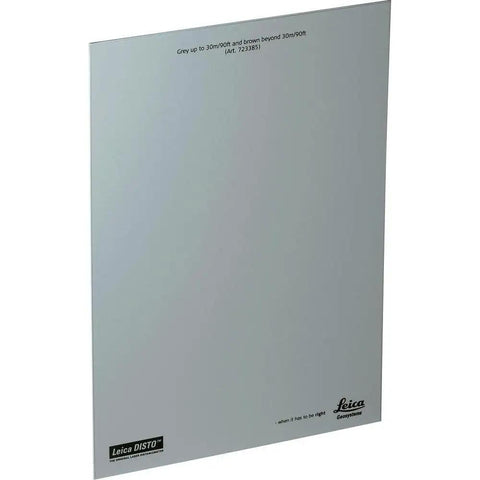 Hella Sturdy Big Target Plate For Laser Distance Meters Heavy Duty White Plastic Reflector Survey Tool Works Great For Long Range Shots And Tight Indoor Spaces Pro Level Gear