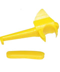 Tire Changer Plastic Insert Kit For Duck Head Mounts, nylon wheel guard insert, yellow front upper and rear lower pack