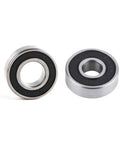 Deep Groove Ball Bearings Kit With 100 Pieces 608-2RS 608RS 608 2RS ABEC-7 8mm X 22mm X 7mm Black Double Rubber Seals