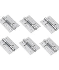 6 Pack 3 Inch Spring Loaded Door Hinges Self Closing Stainless Steel Hardware For Garage And Home Doors Built To Last
