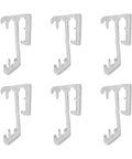 Upgrade Your Window Treatments With These Slick One Inch Mini Blind Valance Clips Clear UV Stable Fit Wood Or Faux Blinds Smooth Install Six Pack - Clear plastic clips.