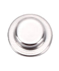 Copper Snap Fasteners Kit For Leather Craft Pro DIY Enthusiasts Eleven Millimeter Metal Buttons close-up silver finish