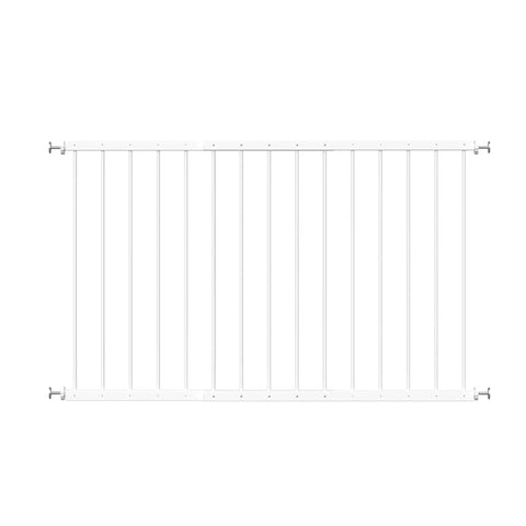 Adjustable Wide Window Guard For Kids, durable indoor window bar preventing falls, extends 36.22-61.41 inches, two-panel design