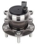 Rear Wheel Hub Assembly 512465 for Ford Focus 2012-2018 with Parking Assist and ABS, 5 lug bearing, durable high strength steel