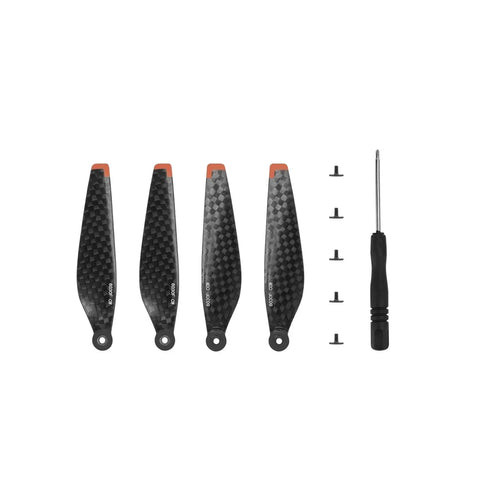 Premium Carbon Fiber Propeller Blades Compatible with Mini 3 Pro and Mini 4 Pro with screws and screwdriver kit.