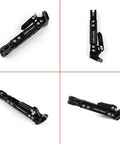 Height Adjustable CNC Aluminum Motorcycle Kickstand Side Stand For Electric Scooters Dirt Bikes And Mini Pit Bikes