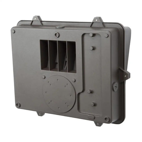 Back view of High Output 5,500 Lumen LED Flood Light for Outdoor Use, Weatherproof Housing, 5000K Cool White