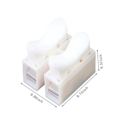 Spring Press Type Quick Wire Connector Terminal Blocks 50 Pcs Premium Barrier Block Set For Fast, Secure Electrical Connections