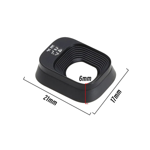 Gimbal Lens Cover Cap For DJI Mini 3 Pro Drone Camera Frame Shield Keeps Your Lens Safe From Glare Dust Scratches, 21mm x 17mm