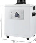 Moveable Welding Fume Extractor For Desktop Use Dual Port Smoke Remover 3 Stage Purifier Filtration Soldering Dust Cleanup