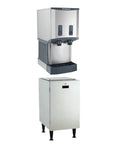 No Drama Countertop Nugget Ice Maker And Water Dispenser With Easy Push Controls chilling soft crunchy ice daily.