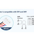 Moons NEMA14 36mm 17mm Enhanced Stepper Motor Compatible with Orbiter and Sherpa Extruders Ender 3 Pro Voron 2.4 wiring diagram