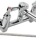 Heavy Duty Service Sink Faucet Wall Mount OEM Replacement Part B-0665-BSTP silver commercial grade sturdy design