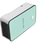 Compact Desk Space Heater With Adjustable Tilt Bracket Crank Up The Heat In Seconds Ultra Quiet 40dB Cyan Finish