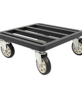 Heavy Duty Furniture Dolly With Smooth Rolling Locking Casters, Rock Solid Steel Folding Moving Platform, No Sweat Collapsible Hand Truck For Quick Sofa And Machine Moving, 1200 Lb Capacity with locking casters and sturdy steel base.