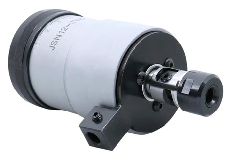 Self Reversing Tapping Head 4-1/2 In With M5 M12 Tap Range And 1/8 In NPT JT6 Jacobs Taper Includes MT3-JT6 And MT4-JT6 Arbors In A Fitted Case For Shop Pros Model 2600-4012