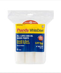 White Dove Roller Cover 9 Inch By 3 8 Inch Set Of Six For Smooth To Semi Rough Surfaces Pro Grade For Latex And Oil Based Paints
