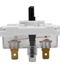 Push To Start Dryer Switch Replacement WE4M416 for Hotpoint Kenmore dryers showing side view with connectors