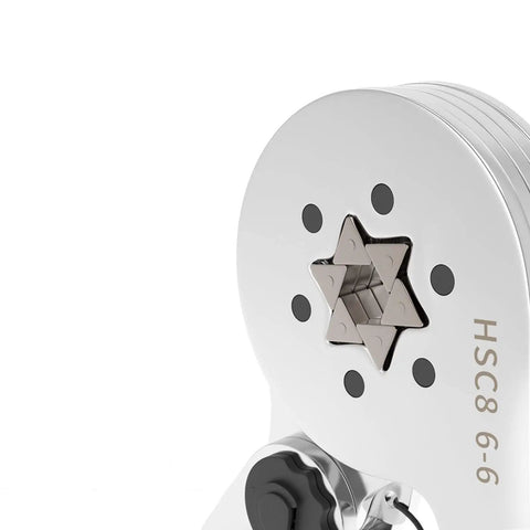 Must-Have Ratchet Crimpers Kit For insulated ferrule wiring And Data Cable Installations With Integrated Stripper Cutter Tool For Heat Shrink Connectors That Make Professional Jobs Easy And Super Fast. silver steel ratchet crimper head for 6-6 insulated ferrules