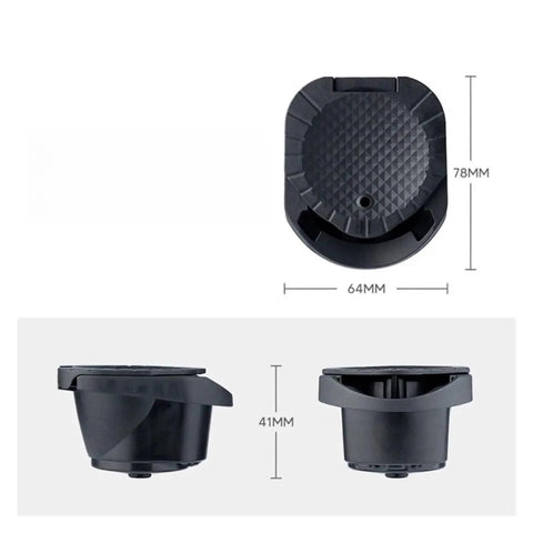 Reusable Capsule Adapter For Ground Coffee Pods And Powder A Dope Converter For Your Coffee Maker Fits Various Capsule Sizes 64x78mm dimensions