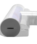 Close-up of End Cap Cover For Roller Brush Bar Replacement Part for V8 V10 V11 V15 Vacuum Cleaners, gray plastic, side view.