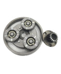 36T Steel Planetary Gear for Electric Bike Motor Upgrade and Replacement, shown disassembled with visible bearings
