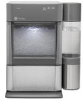 Opal 2.0 XL Nugget Ice Maker With 1 Gallon Tank On Countertop Chewable Crunchable Ice For Beverages Scoop Included 38 Lbs In 24 Hours WiFi Smart Connected Stainless Steel front view