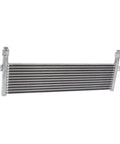 Upgraded Transmission Oil Cooler Kit For Jeep Liberty 2006 And 2005-2007 Models With 2.4L 2.8L And 3.7L Engines Built To Hold Up Under Pressure And Keep Your Ride Running Smooth. silver aluminum transmission oil cooler with mounting brackets