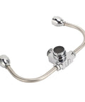 Eye Wash Station Faucet Mounted Eyewash Unit With Double Nozzle For Industrial Sinks Built Tough In PP And 304 Stainless Steel close-up view