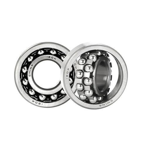 Pro Level 1306 Double Row Self Aligning Ball Bearings 30Mm By 72Mm By 19Mm Hardened Chrome Steel Caged Design, two ball bearings.
