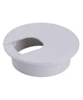 2 Inch White Desk Grommet For Wire Pass Through And Cable Hole Cover With Removable Lid Keeps Cables Tidy For Computer Office And Entertainment Setups Fits 2 Inch Holes Pack Of 5 shown on white background.