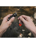 Hands using Rip Spool Field Repair Kit Orange For On The Go Fixes Your Must Have Outdoor Gear Upgrade With Quick Fix Tools