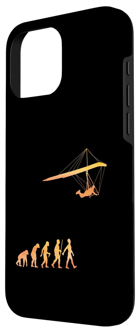 Hang Gliding Themed iPhone 16 Pro Max Case For Men And Women With Cool Hang Glider Art Protects Your Phone While