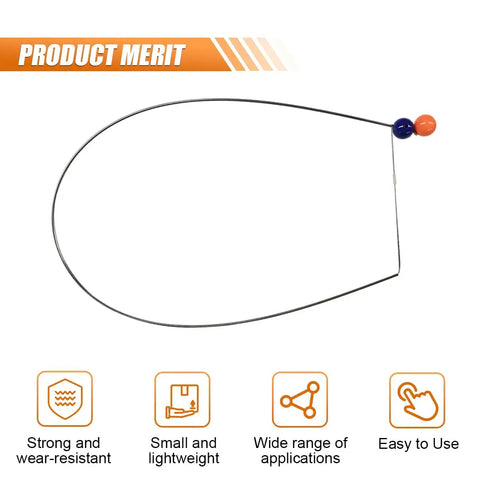 Heavy Duty Car Emergency Grabber Tool With 28.7 Inch Reach Stainless Steel Long Reach Pulling Wire Grabber For Tight Spaces Reliable Auto Retrieval Tool For Everyday Car Fixes