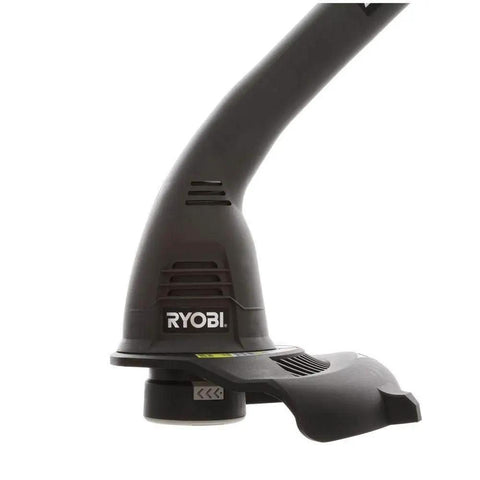 Lightweight Cordless String Trimmer And Edger With Slick Rotating Shaft For No Sweat Yard Work Compatible With 18 Volt Lithium Batteries Tool Only showing the motor housing and pivot area.