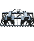 84 Inch Skid Steer Rock Grapple Bucket With Universal Quick Attach Mount Heavy Duty Loader Attachment Dual Independent Grapple Arms
